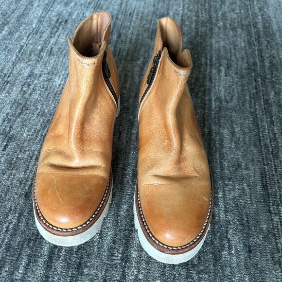 Bed Stu Lydyi Rustic Tan Ankle Boots - Picture 9 of 15
